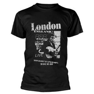 Bob Dylan Unisex Adult Scraps Cotton T-Shirt / Black